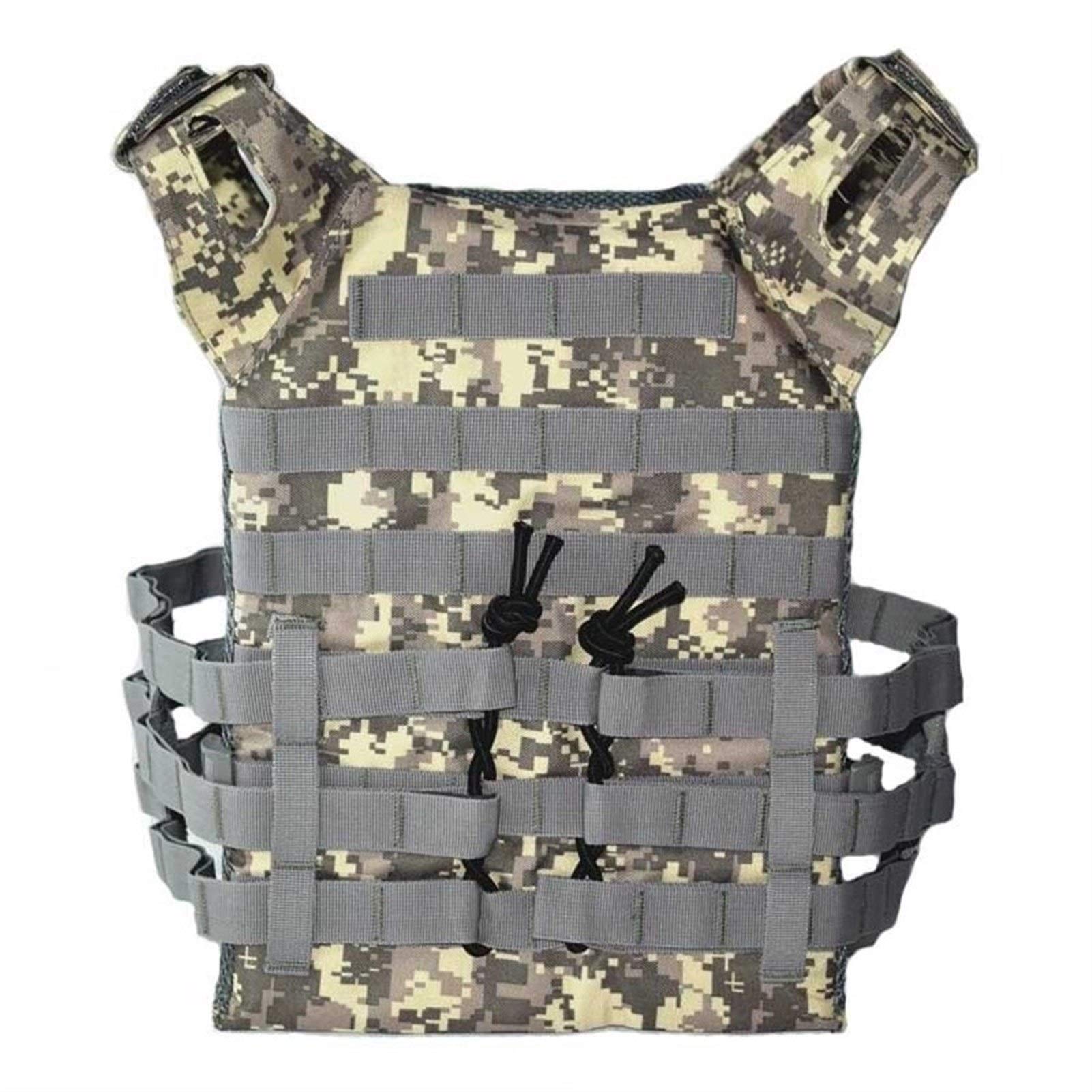 Vest modulare da uomo all'aperto da caccia Gear Carrier Vest per l'allenamento Gaming Paintball Assault, Nero Vest modulare da uomo all'aperto da caccia Gear Carrier Vest per l'allenamento Gaming Paintball Assault, Nero