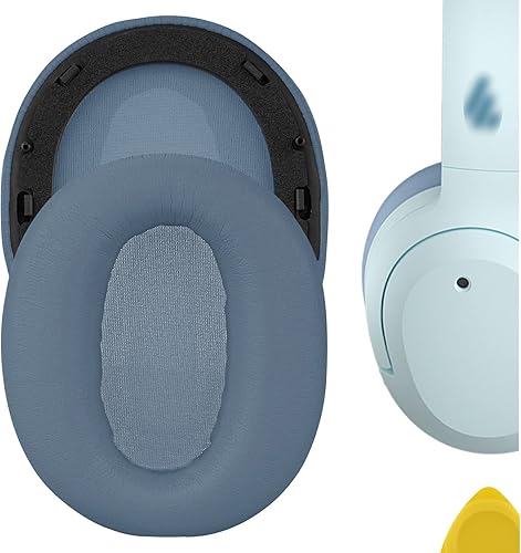 Geekria QuickFit - Almohadillas de repuesto para auriculares Edifier W820NB, almohadillas para auriculares, piezas de reparación de cubiertas de