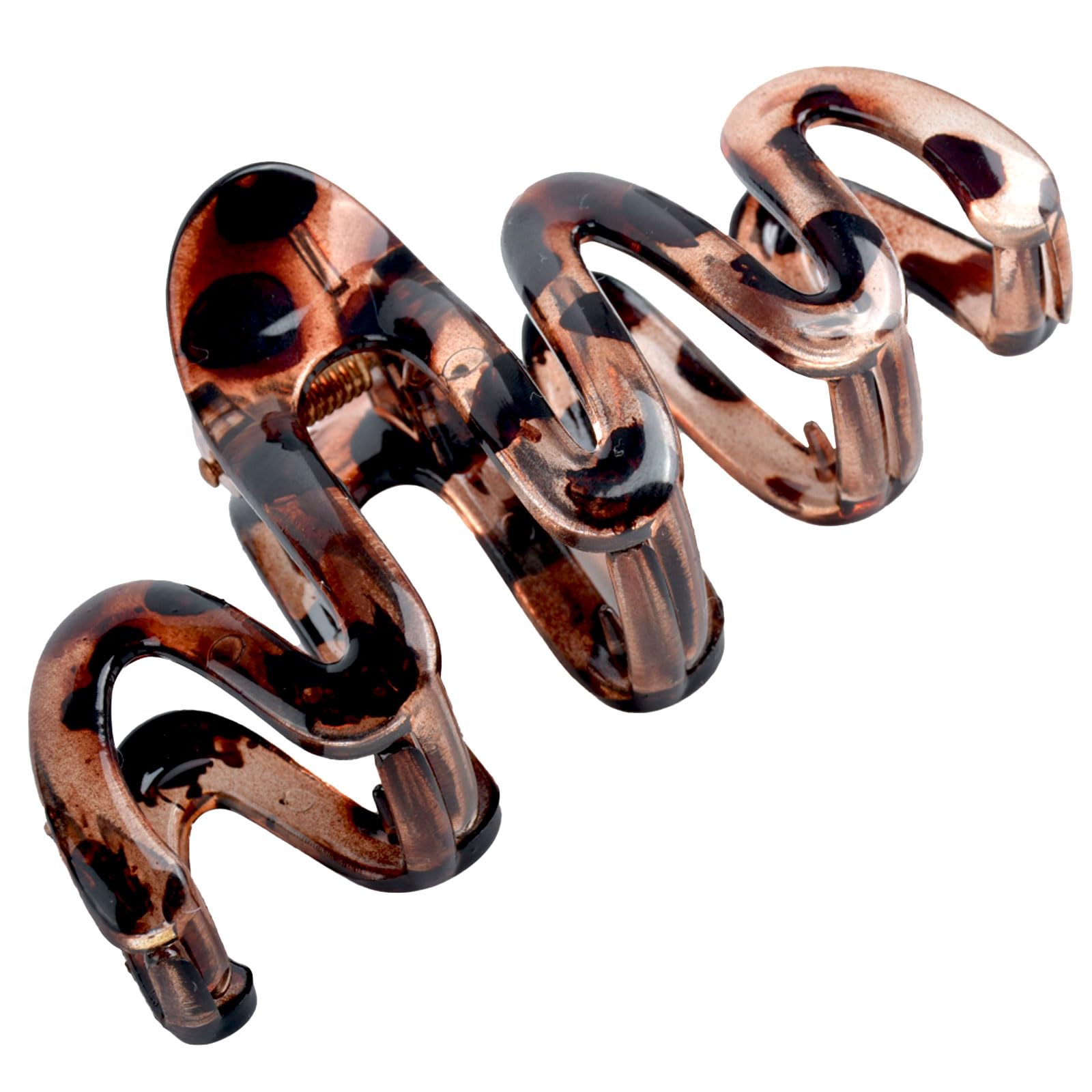 MUNSKT 3 Pcs Wave Hair Claw Clips, Jelly Shark Claw Clips, No Slip, Strong Hold - Image 4