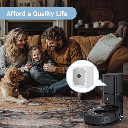 Miniatura 6 de Paquete de 6 bolsas de vacío para iRobot Roomba j9+, j7+, j5+, i5+, j6+, i3+, i4+, i8+, s9+ y otras bolsas de eliminación automática de suciedad