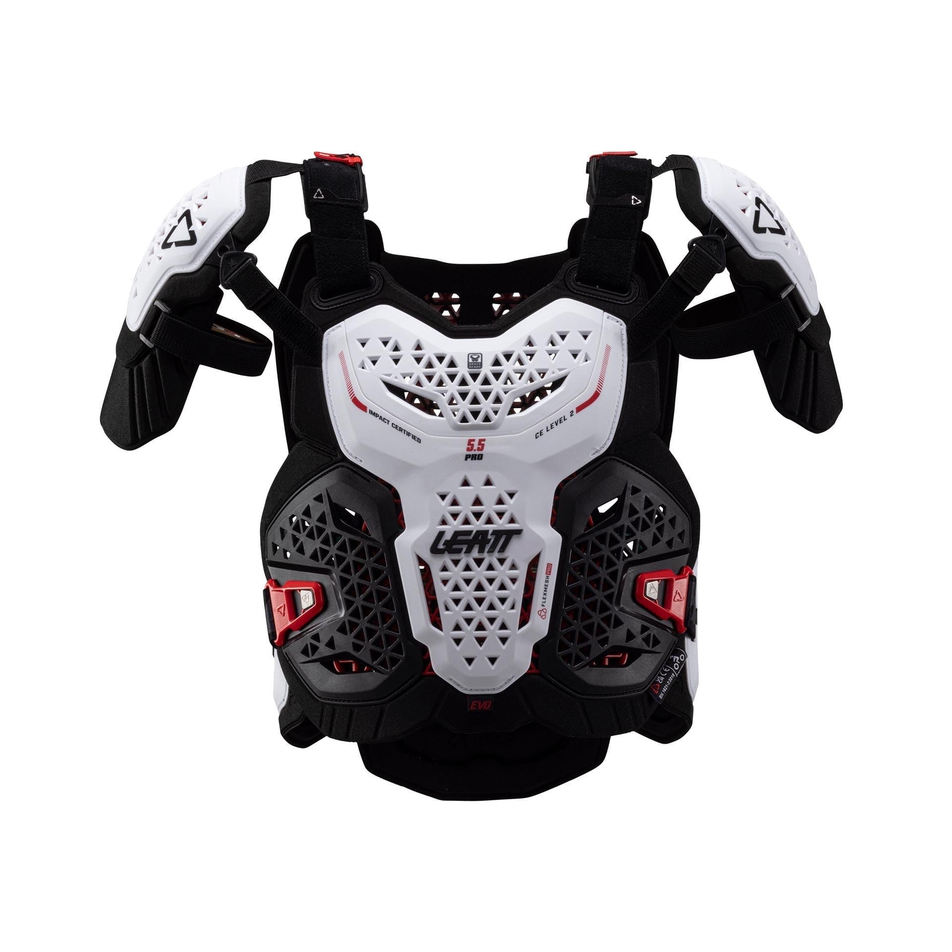 BUZER LEATT 5.5 PRO EVO SCHWARZ (172-184CM) L/XL | Mesh-Einsätze