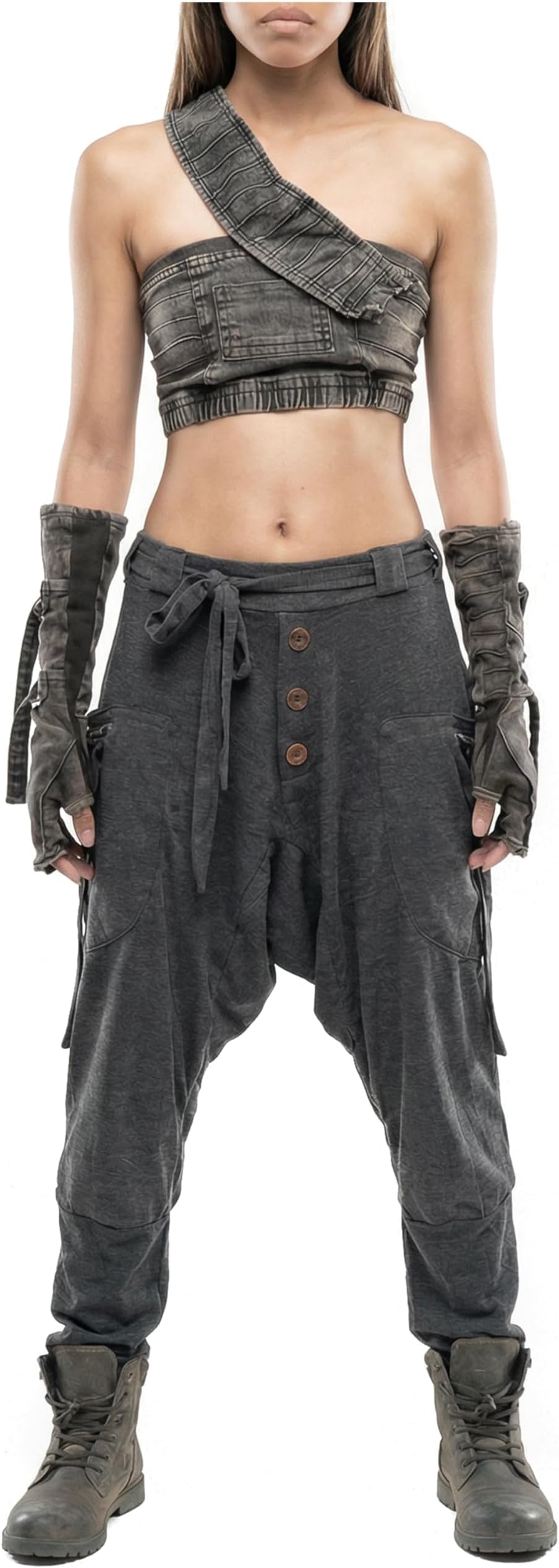 Women's Harem Loose Yoga Travel Lounge Pants with Pockets Casual Boho