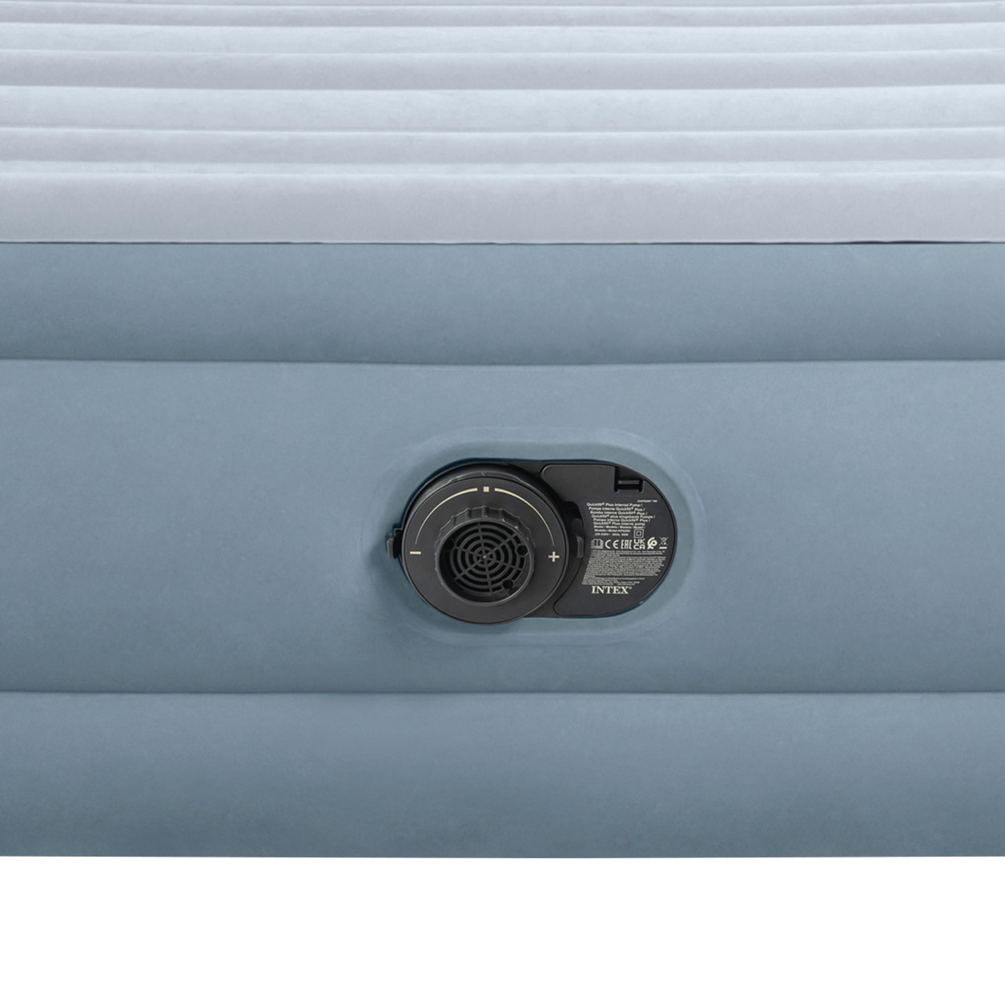 Intex 64450 Aufblasbare Matratze, Kopfteil, Plush Headboard, 152 x 236 x 46 cm, Doppelbett, für 2 Personen, Kopf 86 cm hoch, max. 272 kg, beflocktes Material, Luftmatratzen