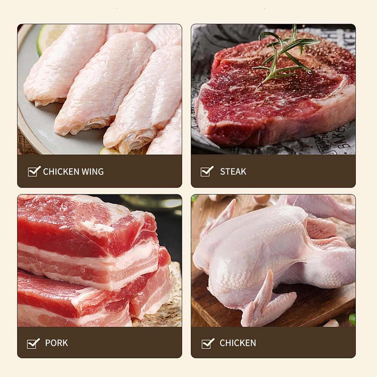 Meat Tenderizer Tool with Ultra Sharp Stainless Steel - 24 Needle Meat Tenderizer Stapler for Beef, Chicken, Steak, Veal, Pork - Easy Tenderizing