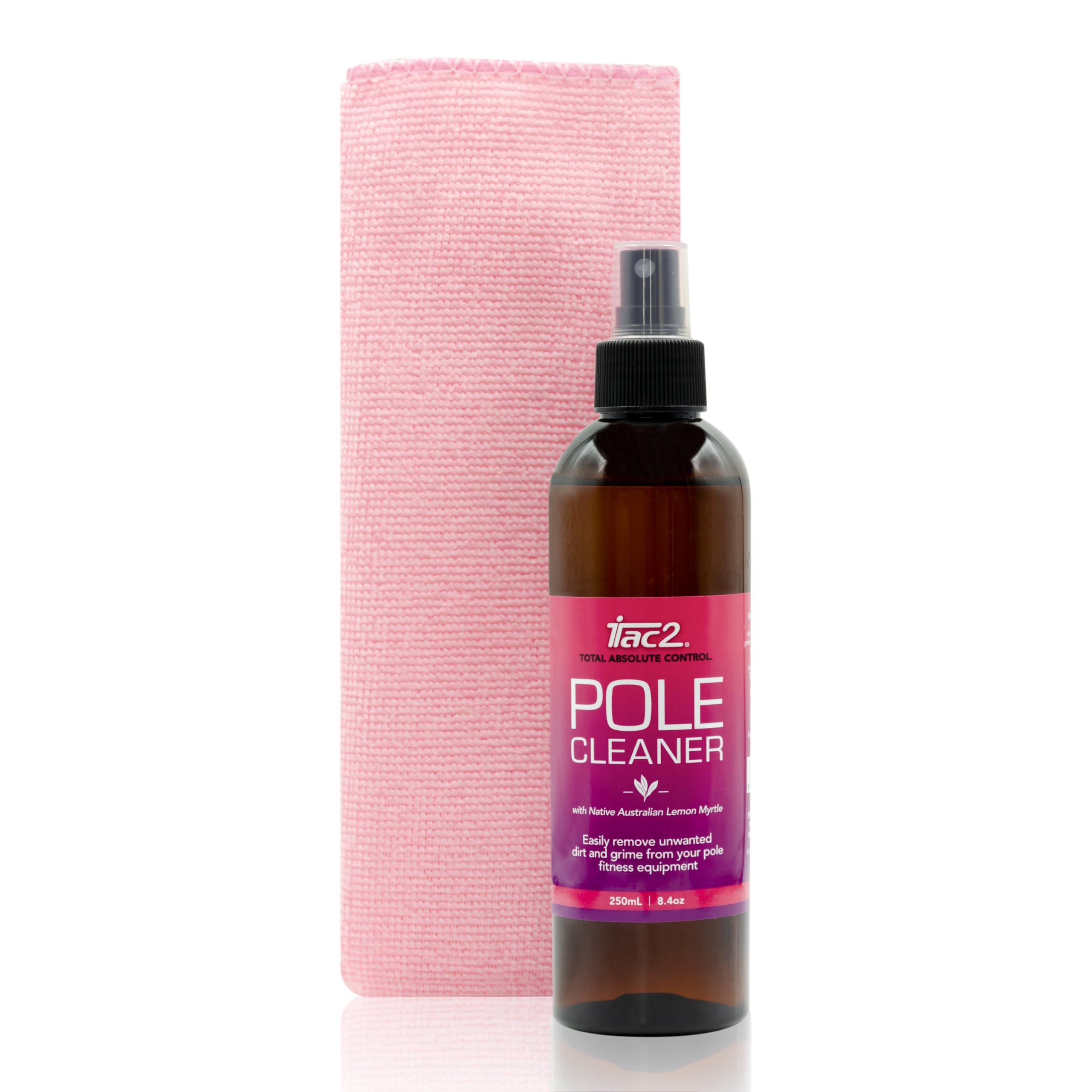ITAC2® | 250ml (8.4 fl oz Pole Cleaner + Microfiber Cloth - Your Ultimate Solution for a Pristine Pole - Remove and Grip Aids from Your Pole