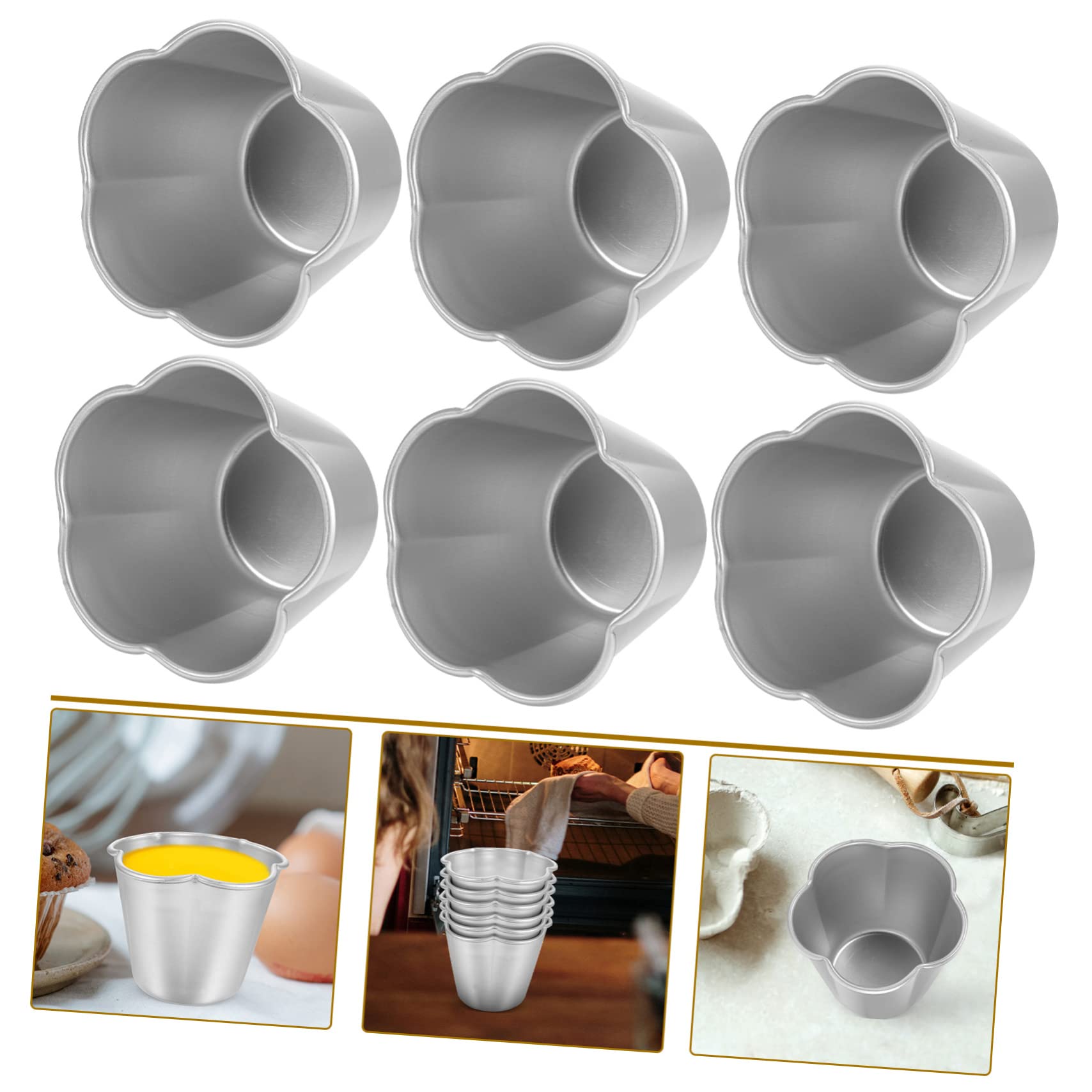 Abaodam 18piezas Moldes Para Muffins De Multifuncional Moldes De Hornear Para Pasteles y Postres Accesorios De Repostería Para Tartas y Gelatinas
