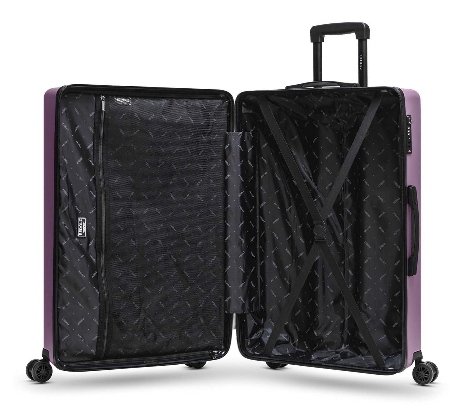 REDOLZ walizka na kółkach Essentials 08 walizka na kółkach fioletowy 75cm