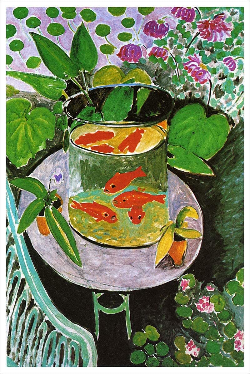 Waeta Rnvzx Henri Matisse Poster Henri Matisse Goldfish Canvas Painting Abstract Wall Art Henri Matisse Prints For Modern Home Decor Picture 50x70cm No Frame