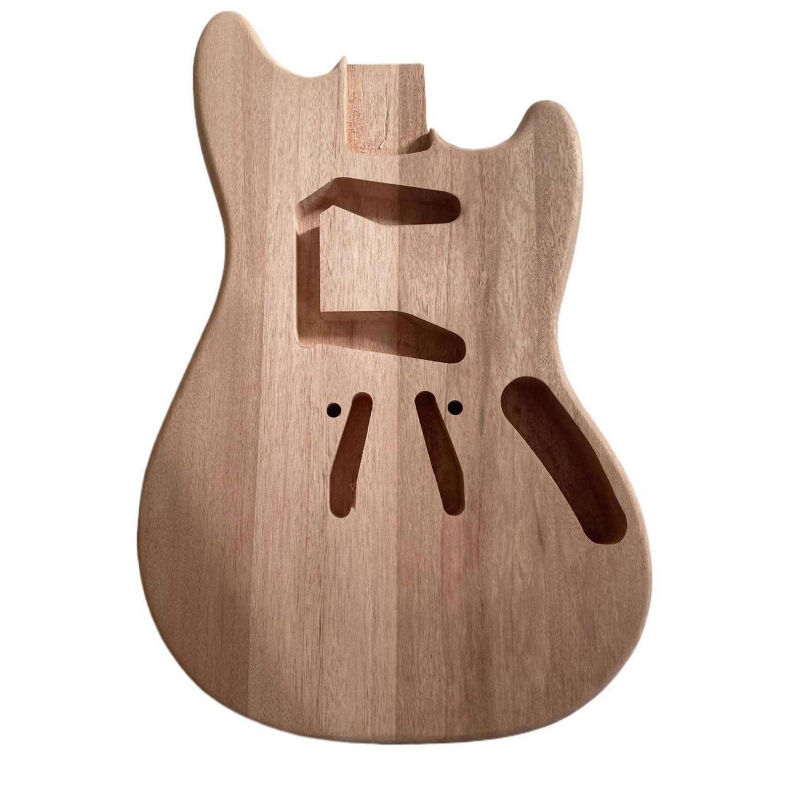 Unfinished Guitar Body Unfinished Electric Guitar Body Blank Mahogany Wooden Barrel DIY Part For Jm T Style