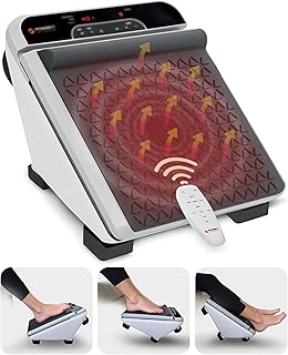 Powerfit Foot Massagers, Neuropathy Pain and Circulation - Electric Foot Massager, Vibrating Foot Massager, Foot Vibration Machine for Circulation, Feet Circulation Stimulator, Leg Massager Machine