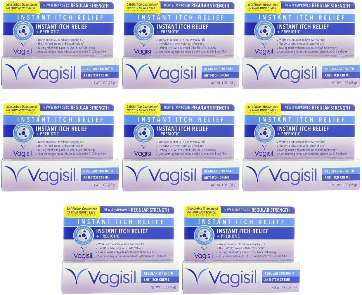 Vagisil Anti-Itch Creme Original Strength 1 oz (Pack of 8)