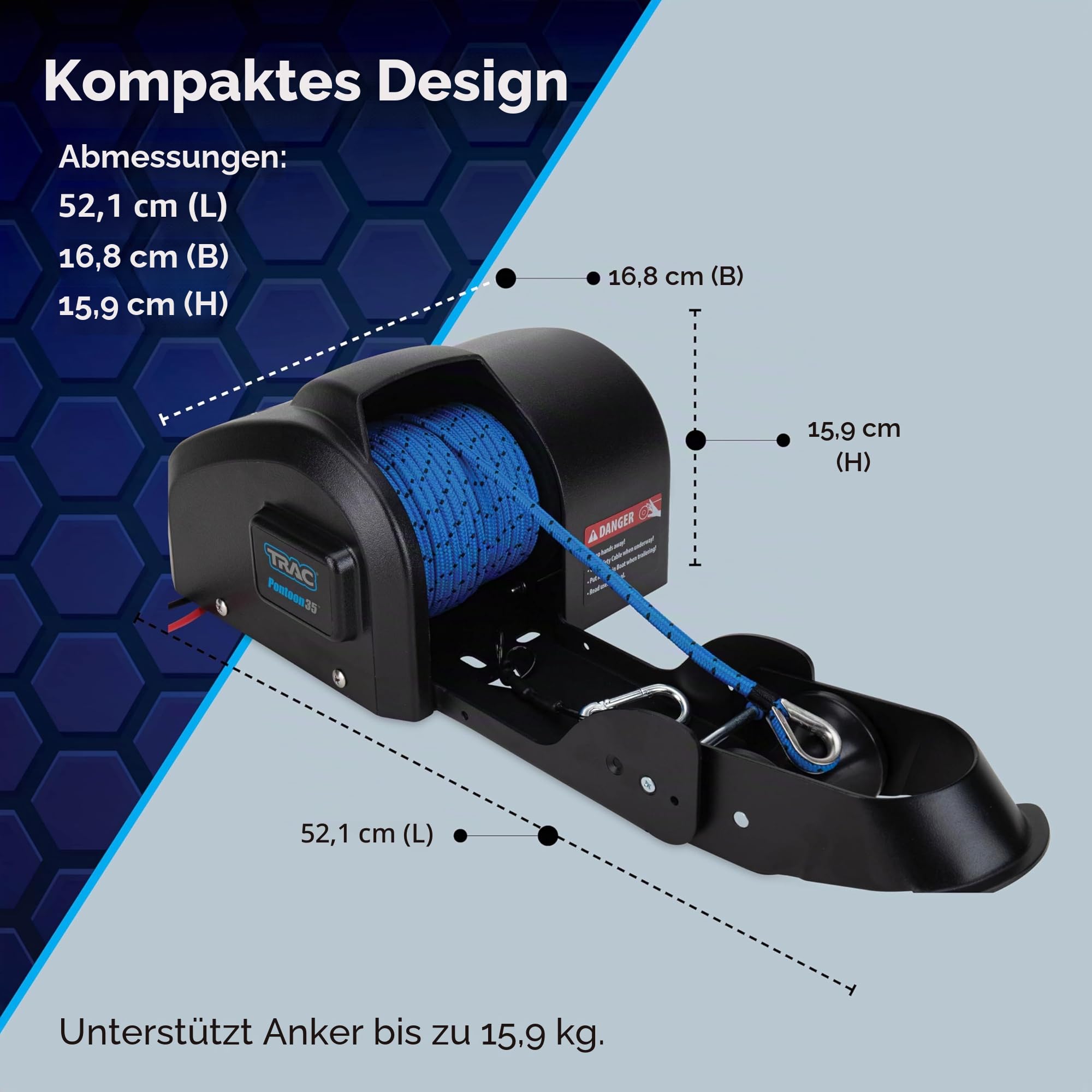 Pontoon 35 Elektrische Ankerwinde