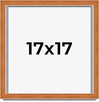 Vista 72 de Marco marrón de 18 x 24 pulgadas, marco de madera maciza de nuez de miel, ancho de moldeo de 0.875 pulgadas, profundidad de rabo de 0.875 pulgadas