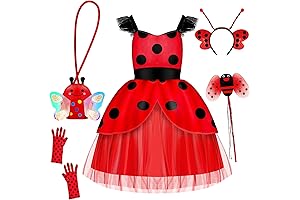 Ladybug Costume for Girls - Enchanting Pretend Play and Halloween Fun