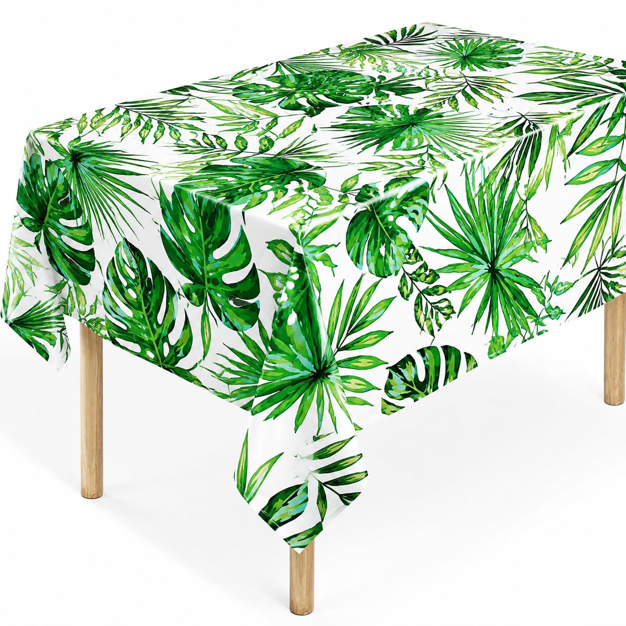 Hawaiian Tablecloth Plastic Rectangular Waterproof Tropical Luau Party