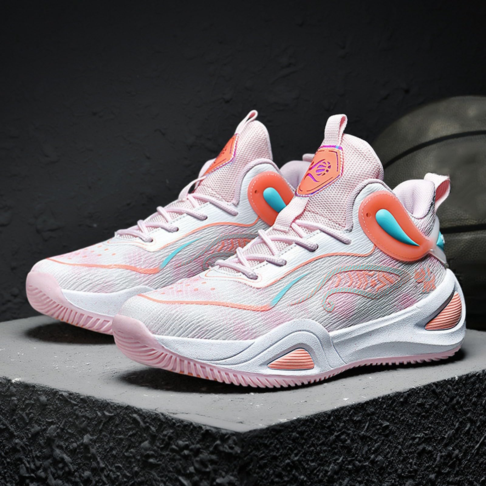 Generisch Zapatillas juveniles para niñas, baloncesto y correr, para canchas de hormigón