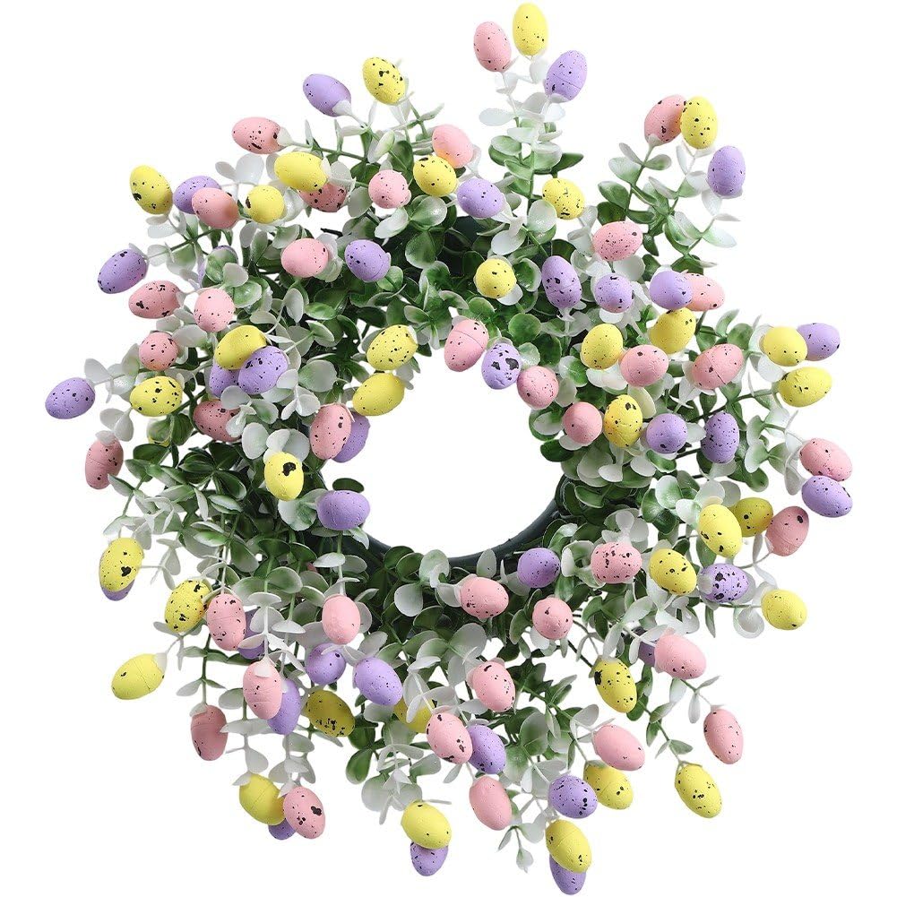 Couronne de Pâques pour porte d'entrée et décoration murale intérieure