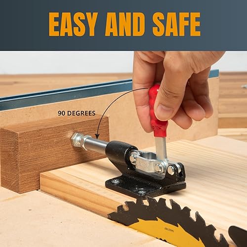 Miniatura 10 de POWERTEC 20340-P2V - Abrazaderas de palanca autobloqueables con cierre ajustable y resistente, 40341  Capacidad de sujeción de 2000 libras, paquete