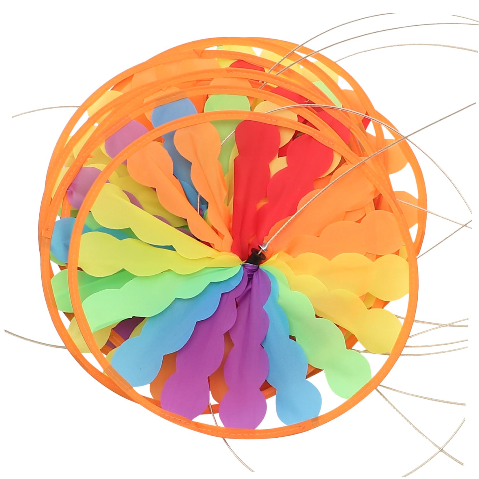 HANABASS Fabric Windmill Decorative Pinwheels Garden Adornments Yard Windmill Decor