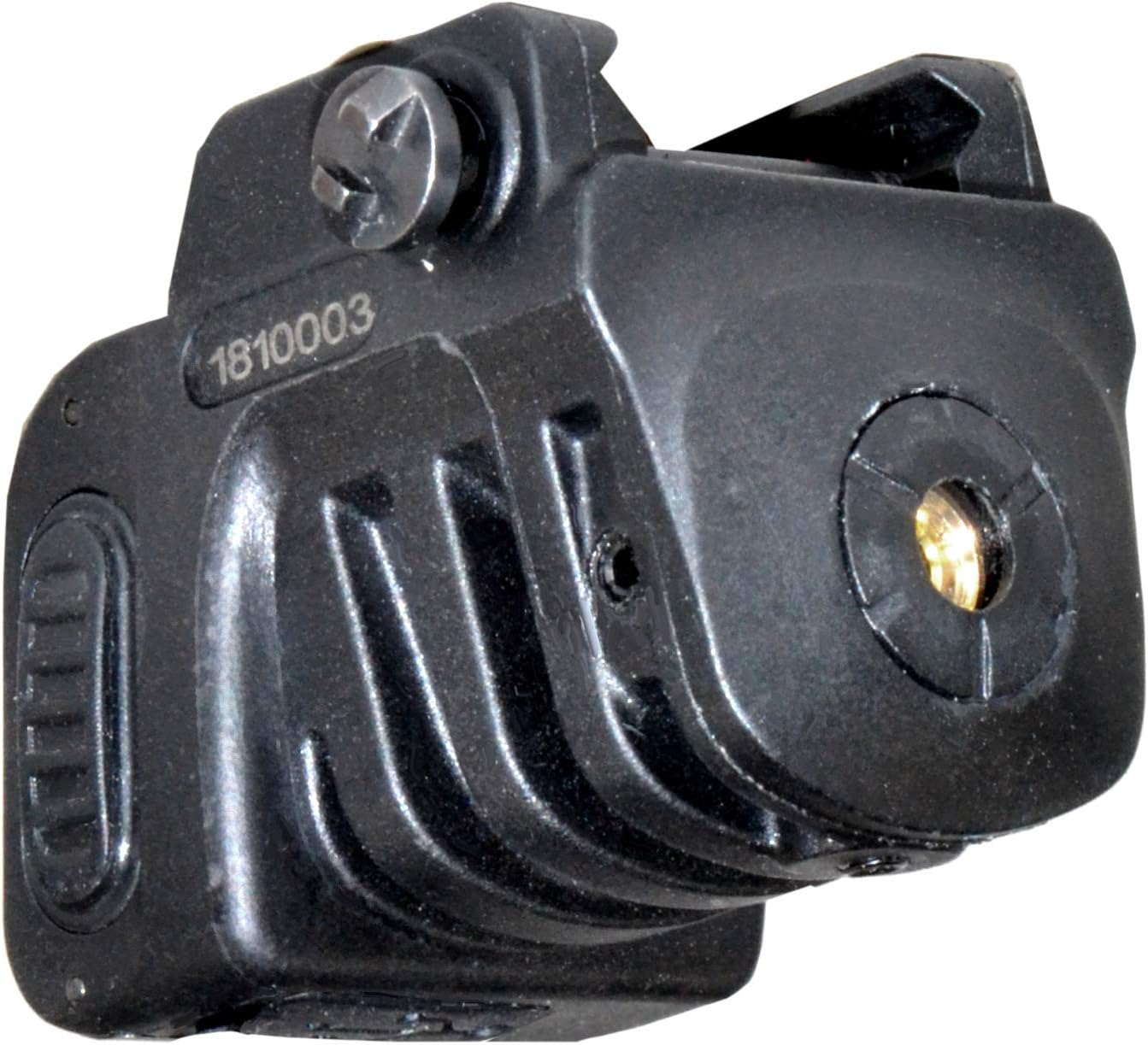 Compact Green Laser Handgun Sight with Ambi Switch, (Class 3A, <5mW), Picatinny Rail Mount, Re Chargeable Battery, and Adjustable Sight