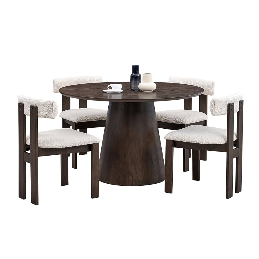 ⭐Jing⭐　INOUT NEW Standard Table Amazon.com - 47.24'' Round Dining Table for Dining Room