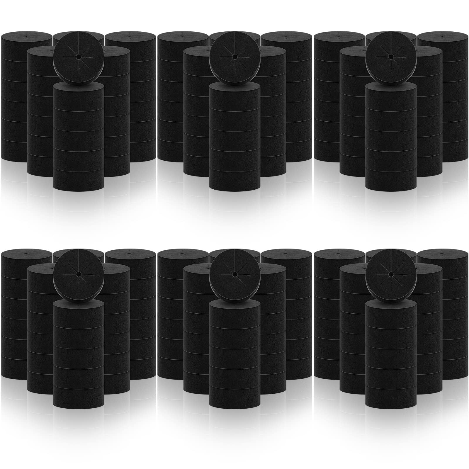 240 Pcs 2 Inch Clone Collars Neoprene Inserts Hydroponic Cloner, Black