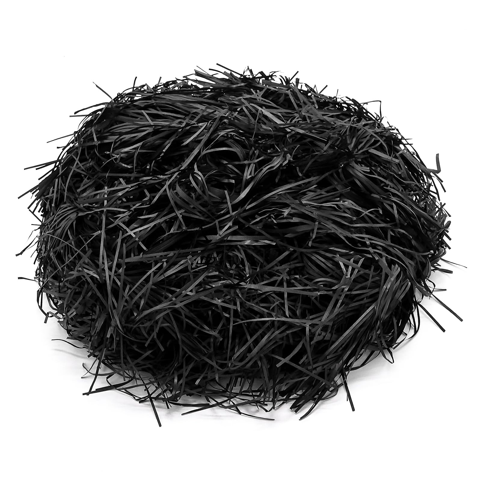 Shredded Tissue Paper, 200g, Black Shredded Paper, Soft Shredded Paper for Gift Boxes Decoration, DIY Party Favor Filling and Gift Wrapping, Dust-Free