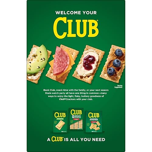 Miniatura 10 de Galletas de club, galletas de aperitivos, aperitivos de fiesta, granos múltiples, caja de 12.7 onzas (1 caja)