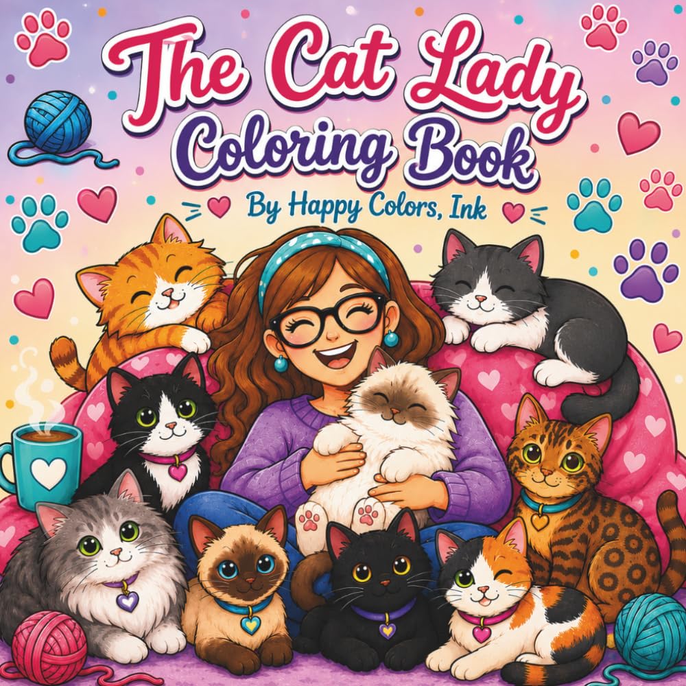 The Cat Lady Coloring Book