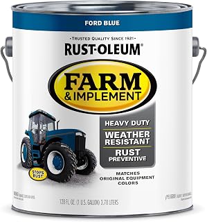 Rust-Oleum 280172 Farm & Implement Enamel Paint, Gallon, Ford Blue