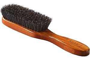Bass Brushes Semi Oval Boar Wood Hair Brush