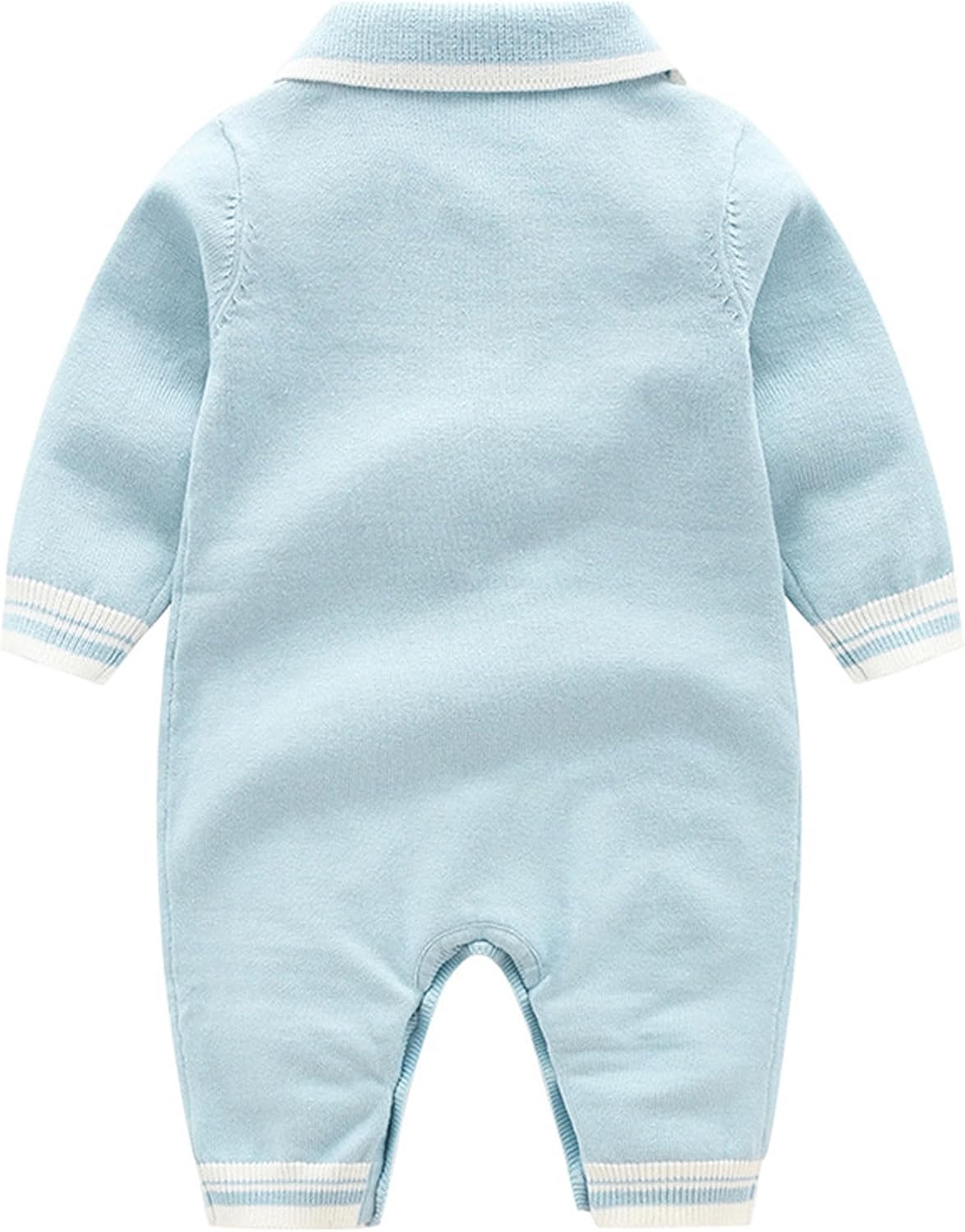 Bestgift Baby Sweater Autumn and Winter Knitted Bodysuit Crawling Clothes Clothes Woolen