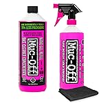 Muc-Off Nano Tech Bike Cleaner & Concentrate Bundle (1L Cleaner + 1L Concentrate) | Fast-Acting, Biodegradable Bike Wash | Safe on Carbon Fibre & Anodised Metals | Makes up to 5 Litres