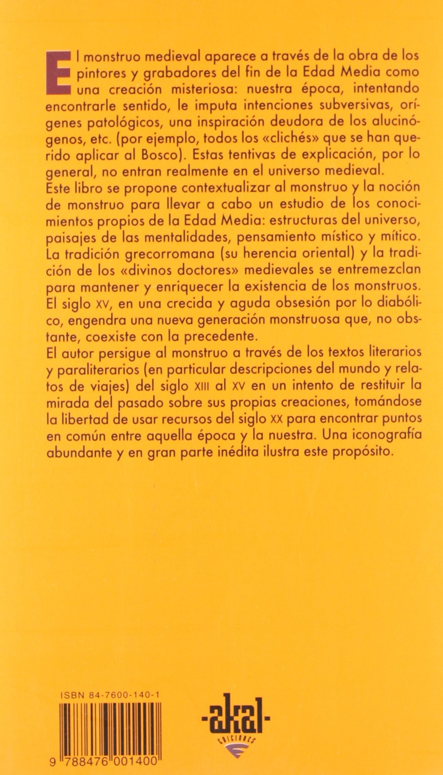 Monstruos, demonios y maravillas a fines de la Edad Media: 103 (Universitaria)