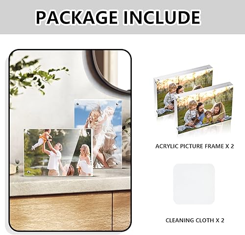 Miniatura 6 de Mini marco magnético de película de 3 pulgadas para Fujifilm Instax mini 1211897+EVO y Polaroid de 2 x 3 pulgadas, multiusos, pantalla de fotos de