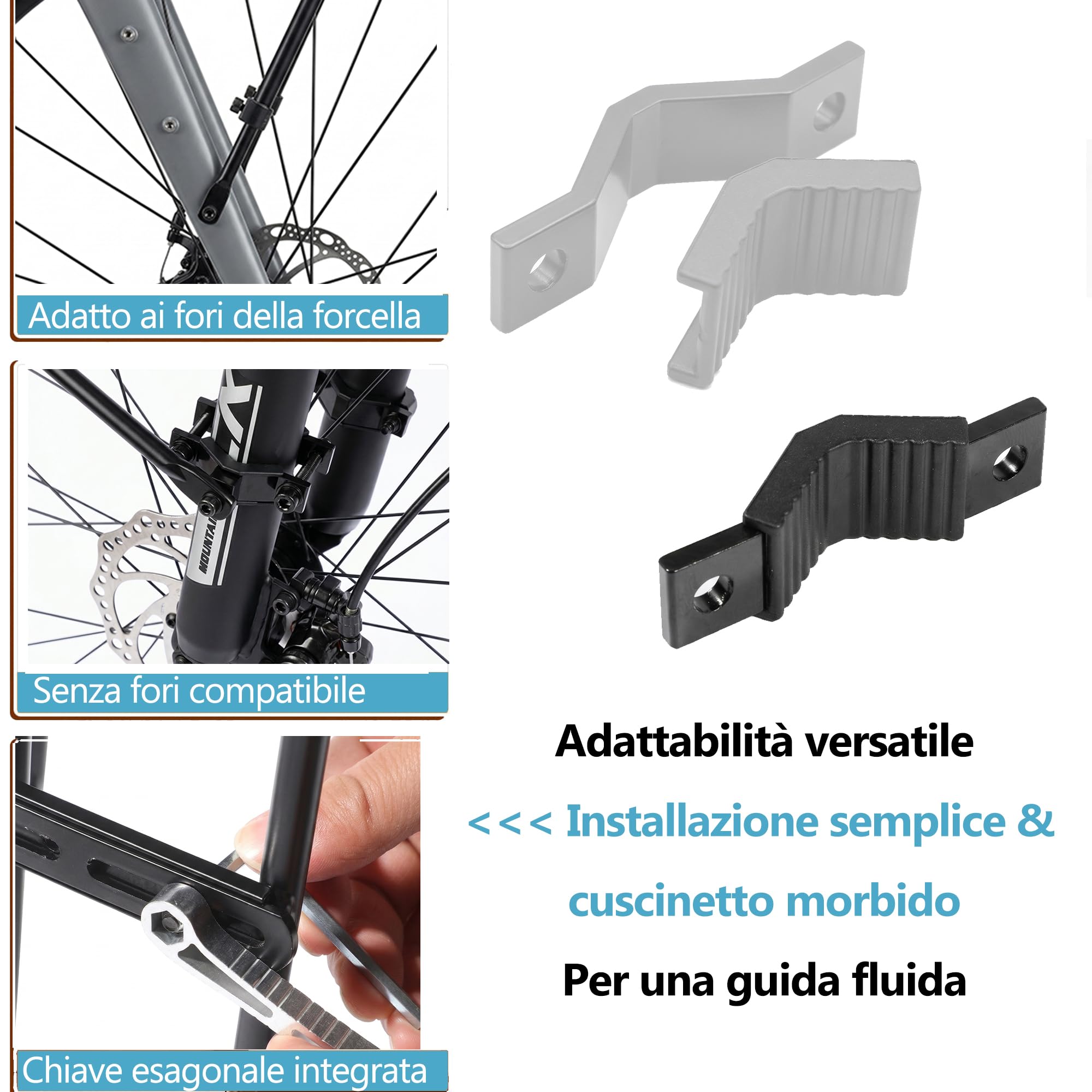 Portapacchi anteriore per bici, BFR0102FT