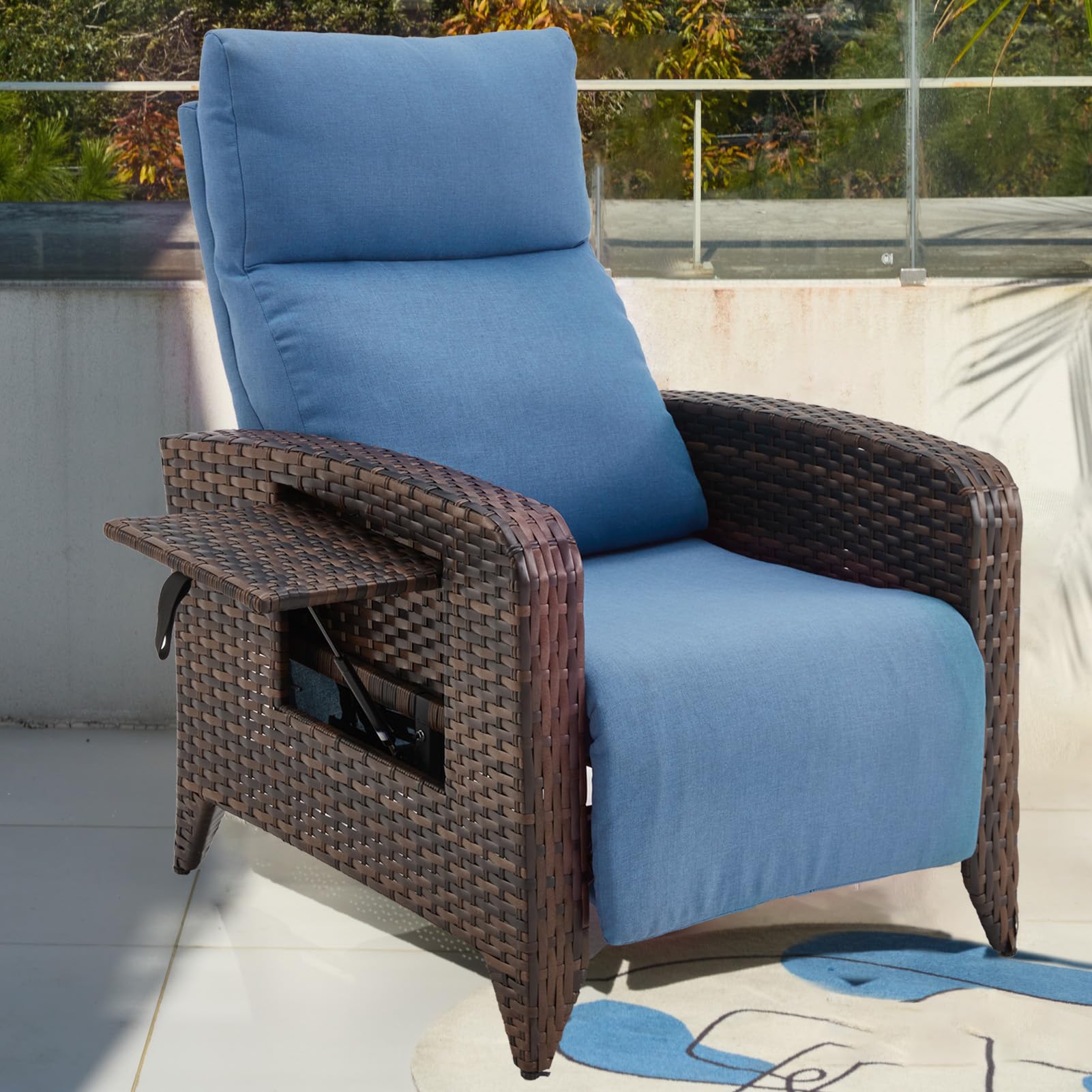 ZZW Outdoor Recliner Chairs Set of 2