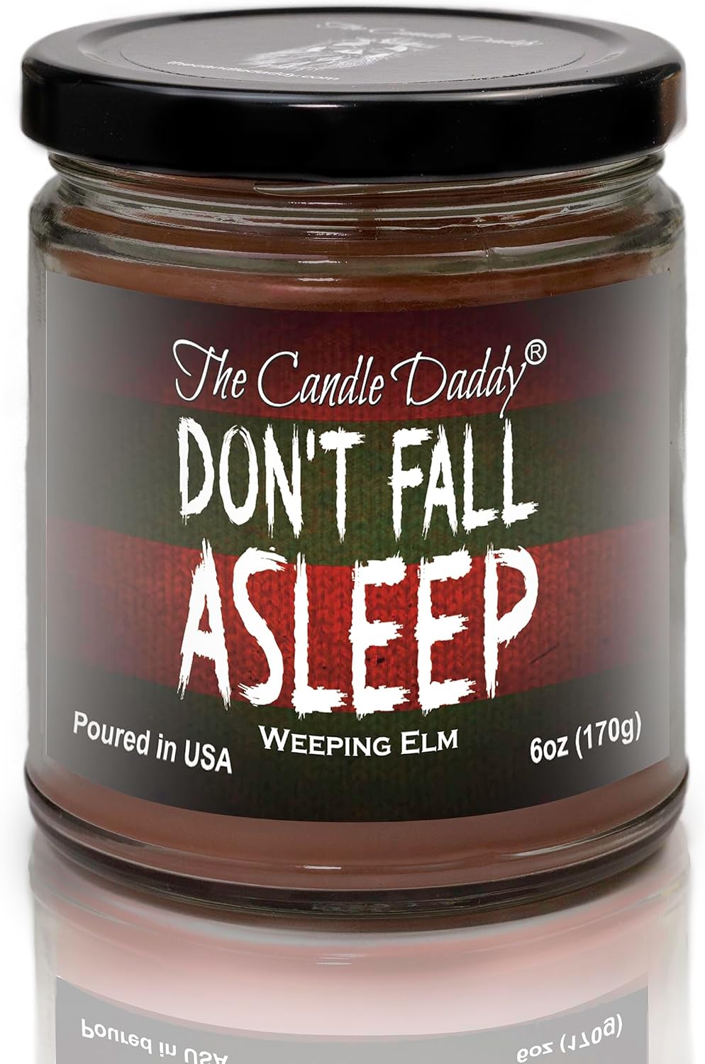Don't Fall Asleep - Eerie Weeping Elm Scented Horror Movie Candle - Halloween 6 Oz Jar Candle - 40 Hour Burn Time