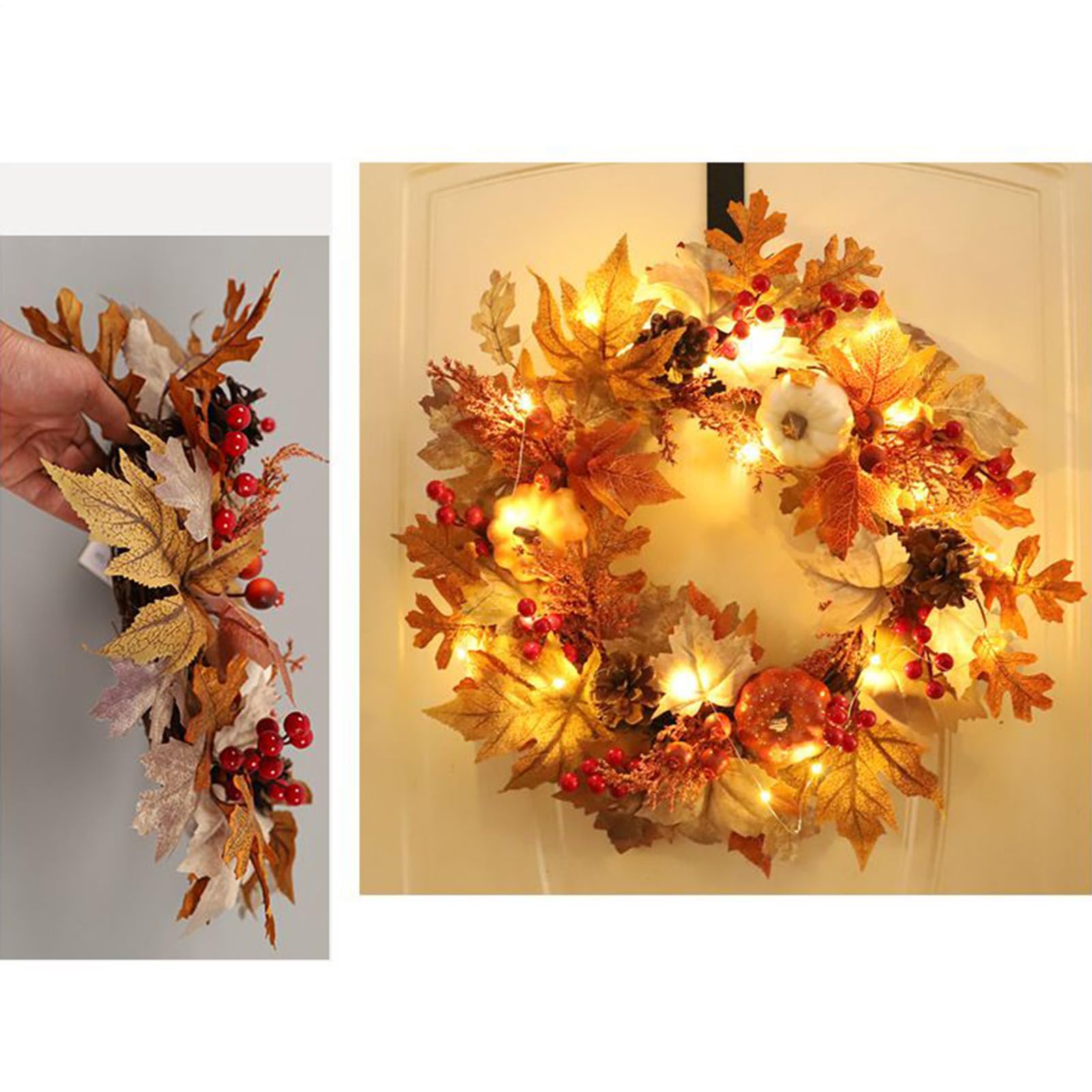 Herbstkranz Türkranz Für Thanksgiving