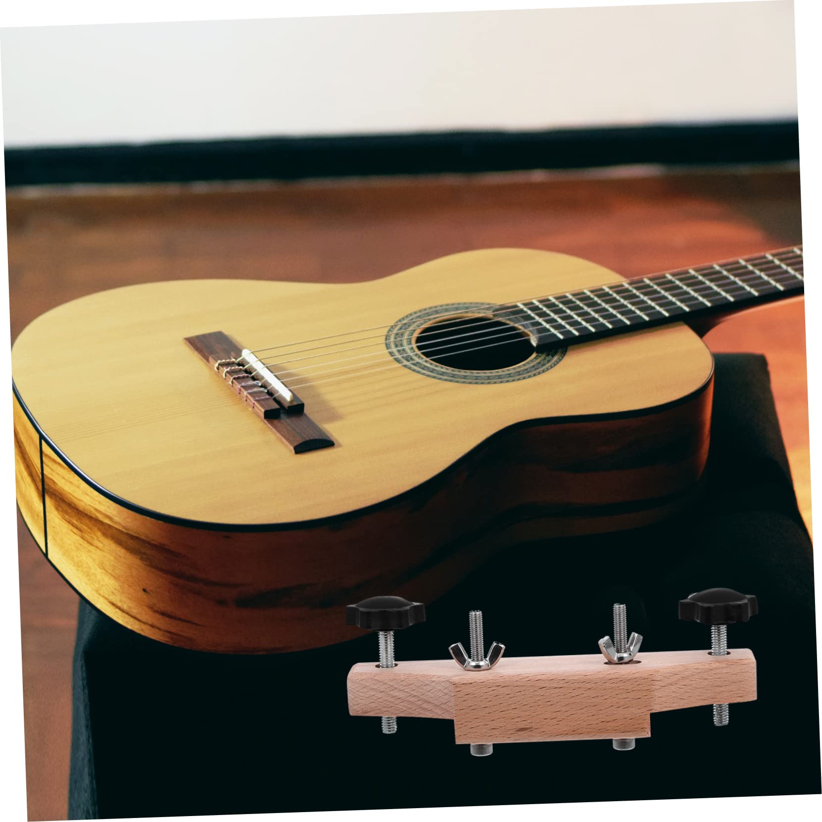 Toyvian 3 Zestawy Klips Do Mostka Gitarowego Produkt Do Naprawy Gitary Akustycznej Oprawa Lutnicza Zacisk Mostka Gitara Oprawa Gitary Lutniczej Akcesoria Pielęgnacyjne Opieka Metal Chwyt