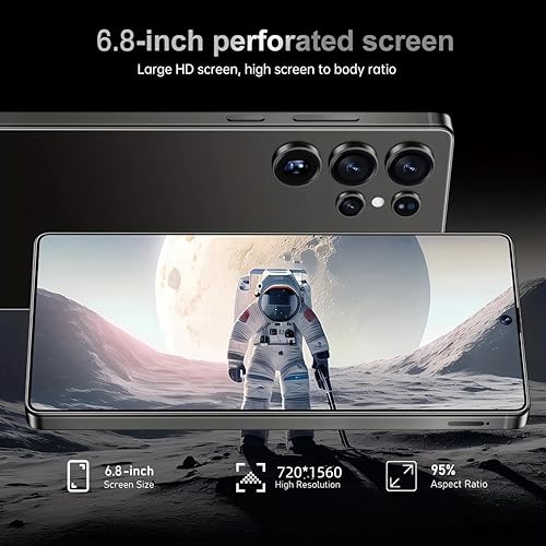 Miniatura 2 de Teléfonos celulares Ultra, desbloquea el teléfono inteligente Android 4G - Dual SIM Dual Standby, 4 GB+64 GB de almacenamiento, cámaras HD duales de