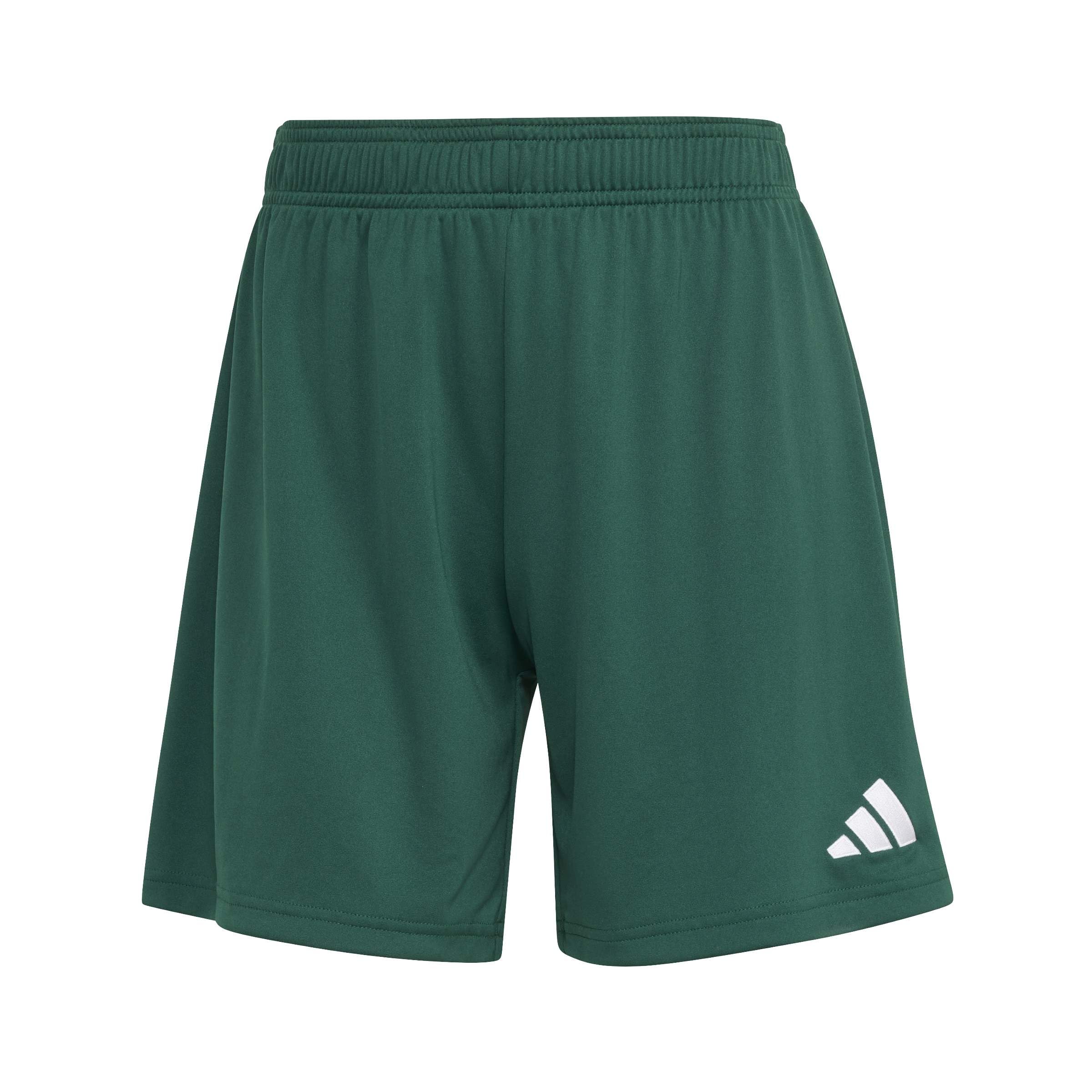 adidas Women's Entrada26 Shorts, Team Dark Green/White, S
