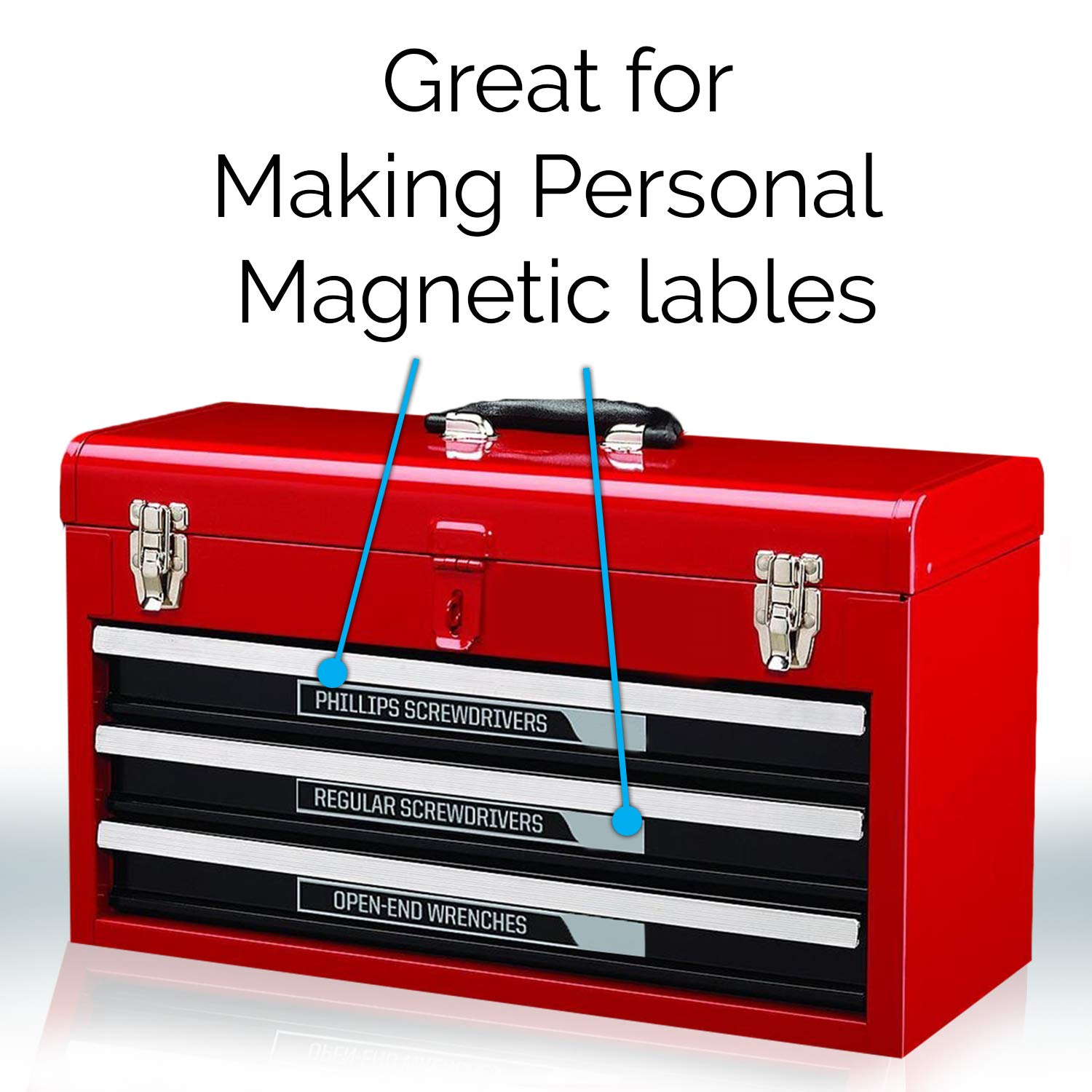 Craftopia Magnetic Roll Sheet - 24" x 10' Strong Magnetic Sheet Roll - Easy to Use DIY Craft Magnets Cut with Scissors, Silhouette - Ideal for Vehicles, Classrooms, Homes, and More
