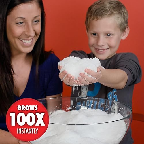 Vista 5 de Small Instant Snow Artificial Snow - As Seen on Shark Tank - Make Cloud Slime