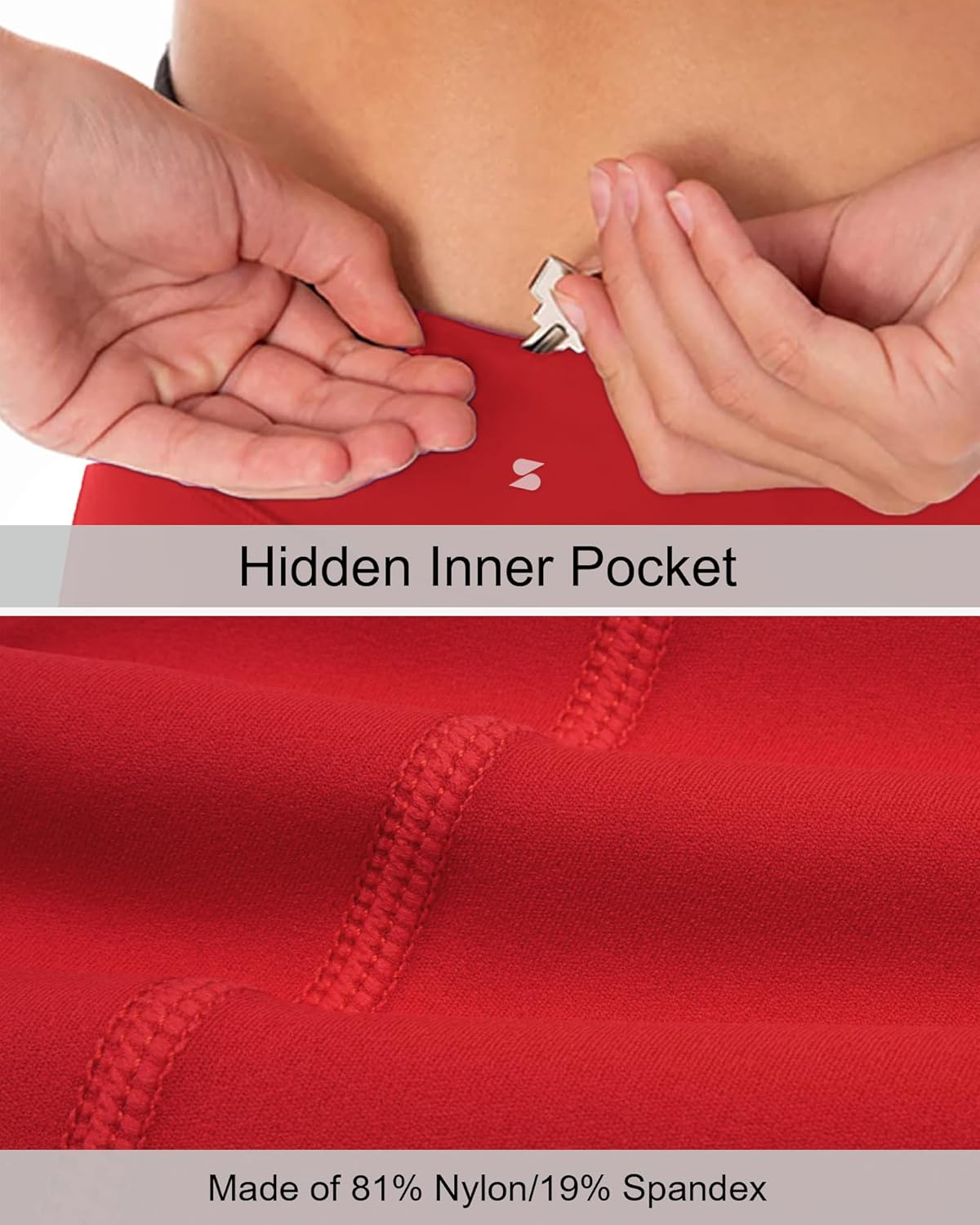 Stelle Girls Athletic Leggings Kids Dance Workout Running Yoga Pants with Hidden Pocket - Image 5