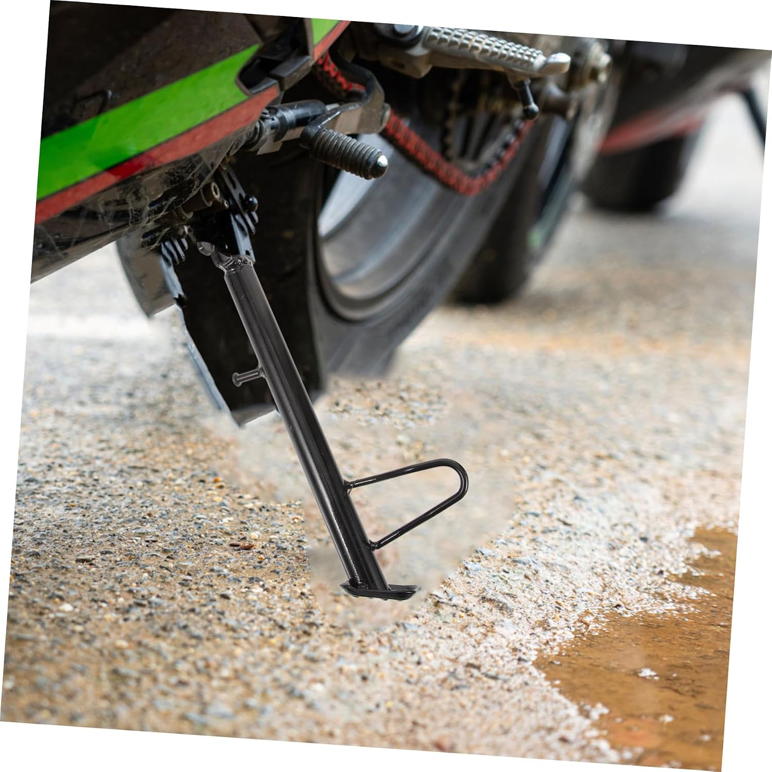MAGICLULU Motorcycle Kickstand Side Stand Assist for Scooter Kickstand Foot Side Pad Powersports Stand Replacement