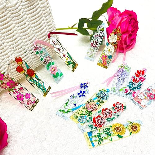 Miniatura 4 de Marcapáginas estilo vitral SD (tulipán)