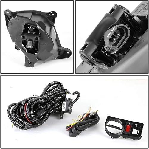 Miniatura 4 de DNA MOTORING FL-ZTL-130-SM Luz antiniebla con interruptor lateral del conductor y del pasajero mejora la visibilidad Compatible con cupé 10-12