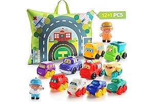 Delightful Soft Rubber Cars Toy with Playmat for Young Explorers