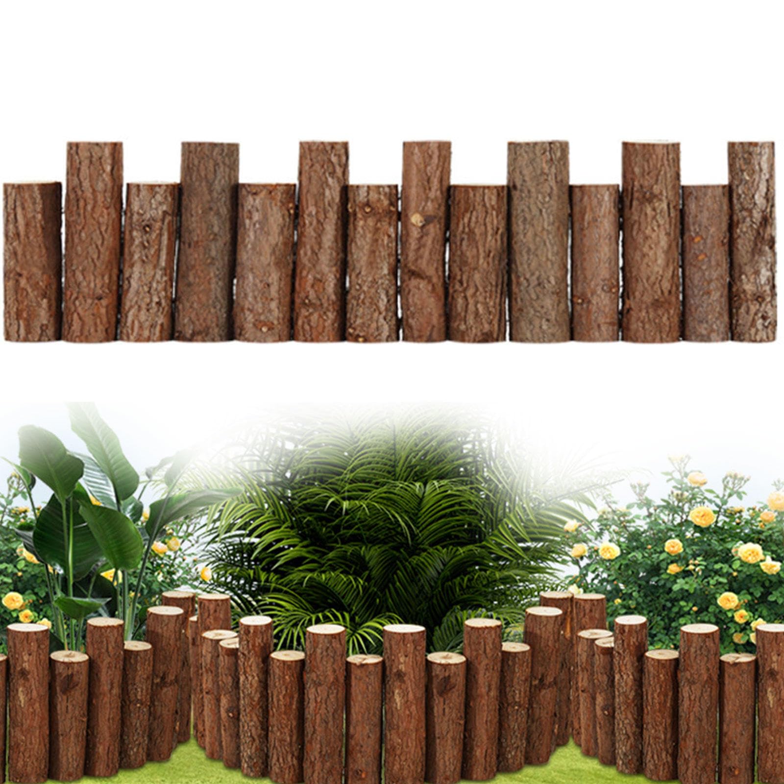 10 Pezzi Bordo Del Prato Bordo Da Giardino In Plastica 2,5 M Aspetto Pietra Bordo Da Giardino A Palizzata Con Bordo Falciante Grigio 85191251
